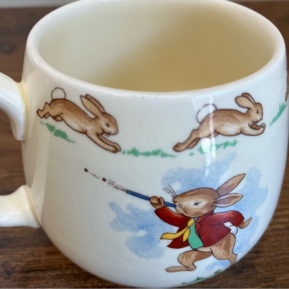 1959-1975 Royal Doulton Bunnykins "Disturb father" One handle mug - Picture 3 of 6